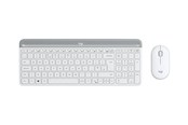 Tastaturen - Logitech Slim Wireless Combo MK470 - Tastatur & Maus Set - Englisch (UK) - Weiss - 920-009203