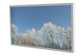 Wandhalterungen, AV-Halterungen & AV-Möbel - HI-ND Wall Casing EASY mounting kit - landscape - for LCD display - white RAL 9003 - Max - recommended for 65" - WC6500-0201-01