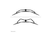 Monitorhalterung - Neomounts DS60-600BL3 mounting kit - full-motion - for 3 monitors - black - DS60-600BL3