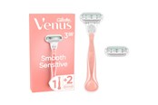 Rasierausstattung - Gillette-Venus Smooth Sensitive Pink Handle + 2 refills - 7702018575350