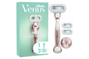 Rasierausstattung - Gillette-Venus Pro Smooth Sensitive Handle + 3 refills + hook - 7702018609994