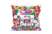 Kunst & Handwerk Ausstattung - Colorations - Bag of Pompoms 450 grams 1200 pcs. - CHPOUNDP