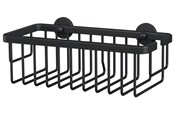 Einrichtung - tesa ALUXX BLACK Aluminium Wall-mounted Shower Basket - 40506-00000-00