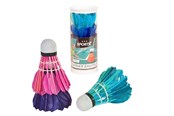Spiele im Freien - SportX Shuttle Feathers Colored in Tube 3 pcs. - 2004250