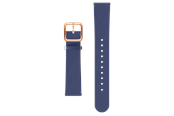 Smartwatches, Pulsuhren, Sportuhren & Schrittzähler - Withings Leather Wristband 18mm Navy Blue & Rose Gold - 3700546704338