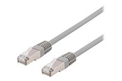 Netzwerk - Kabel - Deltaco patch cable - 1 m - grey - Grau - 1m - SFTP-61H