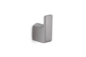 Badezimmerzubehör - Gedy Piren 2 Haken - Gebürsteter Stahl - 30481