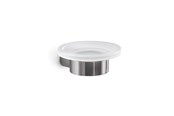 Badezimmerzubehör - Gedy Piren wandmontierte Seifenschale - Gebürsteter Stahl - 30486