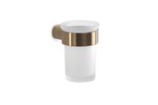 Badezimmerzubehör - Gedy Piren Zahnputzbecher - Gebürstetes Messing - 30684