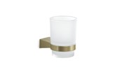 Badezimmerzubehör - Gedy Tonale Zahnbürstenhalter - Gebürstetes Messing - TN1088
