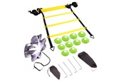 Gadget - Pro Fußball Agility Trainingsset: Hütchen - Fallschirm - Koordinationsleiter - 10126
