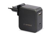 Netzteile für Laptops - Gembird NPA-PD60-01 Universal 60W USB Type-C PD laptop charger - NPA-PD60-01