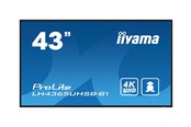 Digital Signage & Hotel - iiyama ProLite LH4365UHSB-B1 - 3840x2160 (4K) - 60Hz - IPS - LH4365UHSB-B1