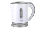 Wasserkocher - Adler Wasserkocher AD 1371g - kettle - white/grey - Weiß/Grau - 850 W - AD 1371g