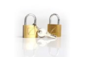 Sicherheitsausrüstung & Arbeitskleidung - Staples 2 x Security Suitcase Padlock 20 mm - Solid Brass - 21