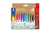 Utensilien zum Schreiben und Zeichnen - Staedtler Fibre-tip Noris jumbo 10pcs wallet - 328-B C10P