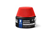 Utensilien zum Schreiben und Zeichnen - Staedtler Refill ink 4 pcs Lumocolor permanent Red - 488 50-2