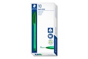 Utensilien zum Schreiben und Zeichnen - Staedtler Ballpoint pen ball 4320 10 pcs M green - 4320 M-5