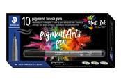 Utensilien zum Schreiben und Zeichnen - Staedtler pigment brush pen 10 pcs brown - 371-76