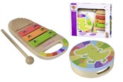 Holzspielzeug - Eichhorn Music Set Drum and Xylo - 100003490