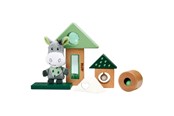 Baby Spielzeug - Eichhorn Baby Hipp Wooden Sound Blocks with Donkey Plush Toy - 100005865