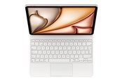 Tastaturen - Apple Magic Keyboard for iPad Air 13" M4 | M3 | M2 - Swedish - White - Tastatur & Folio-Set - Swedisch - Weiss - MDFW4S/A