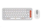 Tastaturen - Logitech POP Icon Combo - Tastatur & Maus Set - Universal - Weiss - 920-013141