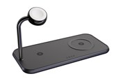 Handys - Adapter und Ladegeräte - ZENS Dual+Watch Aluminium Magnetic Wireless Charger Black - ZEDC05BM/00