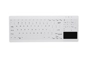 Tastaturen - Cherry Active Key MedicalKey AK-C7412F - keyboard compact - with touchpad - QWERTY - Pan Nordic - white Input Device - Tastaturen - Nordisch - Weiss - AK-C7412F-GUS-W/NOR