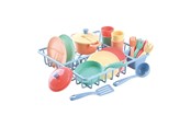 Spielküche & Zubehör - PLAY - Dish drainer & Kitchenware (23 pcs) - 4820