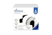 Papier, Fotopapier und Etiketten - MediaRange - labels - 1 roll(s) - Roll (6.2 cm x 30.48 m) (alternative for: Brother DK-22205) - MRBDK22205