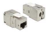 Netzwerkzubehör - DeLOCK Keystone Module RJ45 jack Cat.6A toolfree - 86288