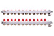 Fußbodenheizung - Danfoss floor heating manifold 12+12 SSM - 088U0812