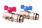Fußbodenheizung - Danfoss ball valve set 1" - 088U0822