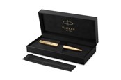 Utensilien zum Schreiben und Zeichnen - Parker Sonnet Ciselé Special Edition Ballpoint gold Finish Cap .Barrel and Trims  Medium Black Ink - 2209267