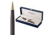 Utensilien zum Schreiben und Zeichnen - Waterman Hémisphère Ballpoint Pen | Lava Black (The Understated Edit Collection) | Medium Point with Blue Ink | Gift Box - 2217942