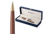 Utensilien zum Schreiben und Zeichnen - Waterman Hémisphère Ballpoint Pen | Copper Red (The Understated Edit Collection) | Medium Point with Blue Ink | Gift Box - 2217950