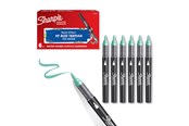 Utensilien zum Schreiben und Zeichnen - Sharpie Creative Marker Acrylic Paint Pens | Brush Tip Water-Based Paint Markers | Lake Green | 6 Count - 2218117