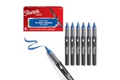 Utensilien zum Schreiben und Zeichnen - Sharpie Creative Marker Acrylic Paint Pens | Brush Tip Water-Based Paint Markers | Blue | 6 Count - 2218125