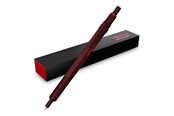 Utensilien zum Schreiben und Zeichnen - Rotring 600 Ballpoint Pen | Medium Point | Black Ink | All-Metal Body Pen | Chocolate Truffle | Non-Slip Knurled Grip & Hexagonal Barrel | Refillable - 2204407