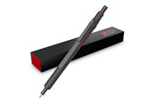Utensilien zum Schreiben und Zeichnen - Rotring 600 Mechanical Pencil | HB Lead 0.5 mm | All-Metal Body Propelling Pencil | Dark Stone | Non-Slip Knurled Grip & Hexagonal Barrel - 2204409
