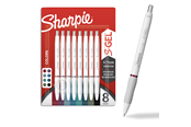 Utensilien zum Schreiben und Zeichnen - Sharpie S-Gel | Gel Pens for Writing | Medium Point (0.7mm) | Assorted Ink Colours | White Pearl Barrels | 8 Count - 2208551