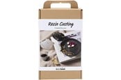 Kunst & Handwerk Ausstattung - Creativ Company Craft Kit Resin Casting Mussel - Black/Gold - 977818