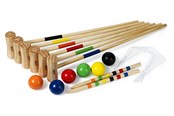Gartenspiele - Croquet Family Pine wood 6-players - 541-300