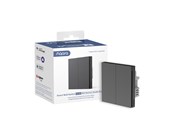 Smart-Home - Aqara Smart Wall Switch H1 Double– Grey (With Neutral) - WS-EUK04-G
