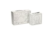 Kreativ-Spiele - Wins Holland - Color your own Dino Suitcases set of 2 - D276