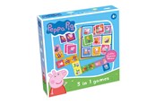 Brettspiele - Tactic Peppa Pig 3 in 1 Lotto Domino Memo - 60480
