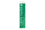 Kunst & Handwerk Ausstattung - Globos - Metallic Crepe Paper Green 50x150cm - 6363