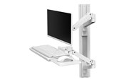 Monitorhalterung - Ergotron LX Pro mounting kit - for LCD display / keyboard / mouse - white - 45-696-290