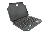 Tastaturen - Gamber-Johnson LLC BACK LIT 2-IN-1 KBD GALAXY TAB - Tastatur & Folio-Set - Deutsch - Schwarz - 7160-1869-02